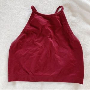Athletic crop top